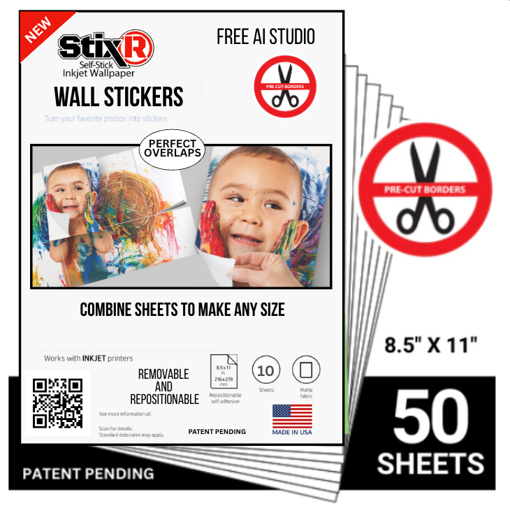 50 PACK StixR SHEETS